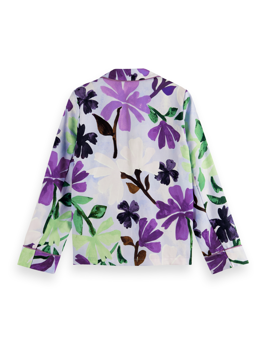 Scotch & Soda Blazer mit Blumenprint und Schalrevers