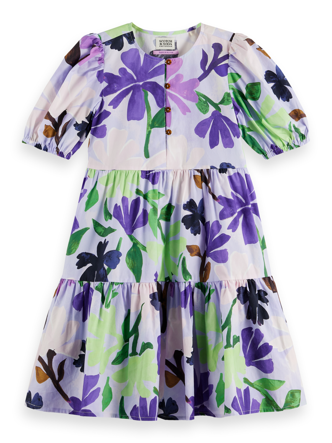 Scotch & Soda Midikleid mit Blumenprint