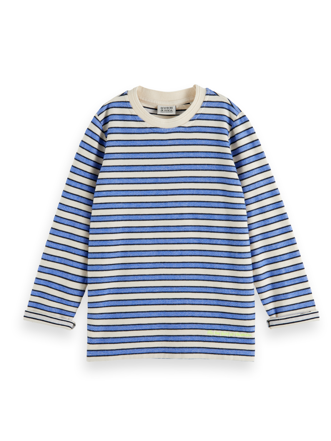 Scotch & Soda gestreiftes Langarmshirt