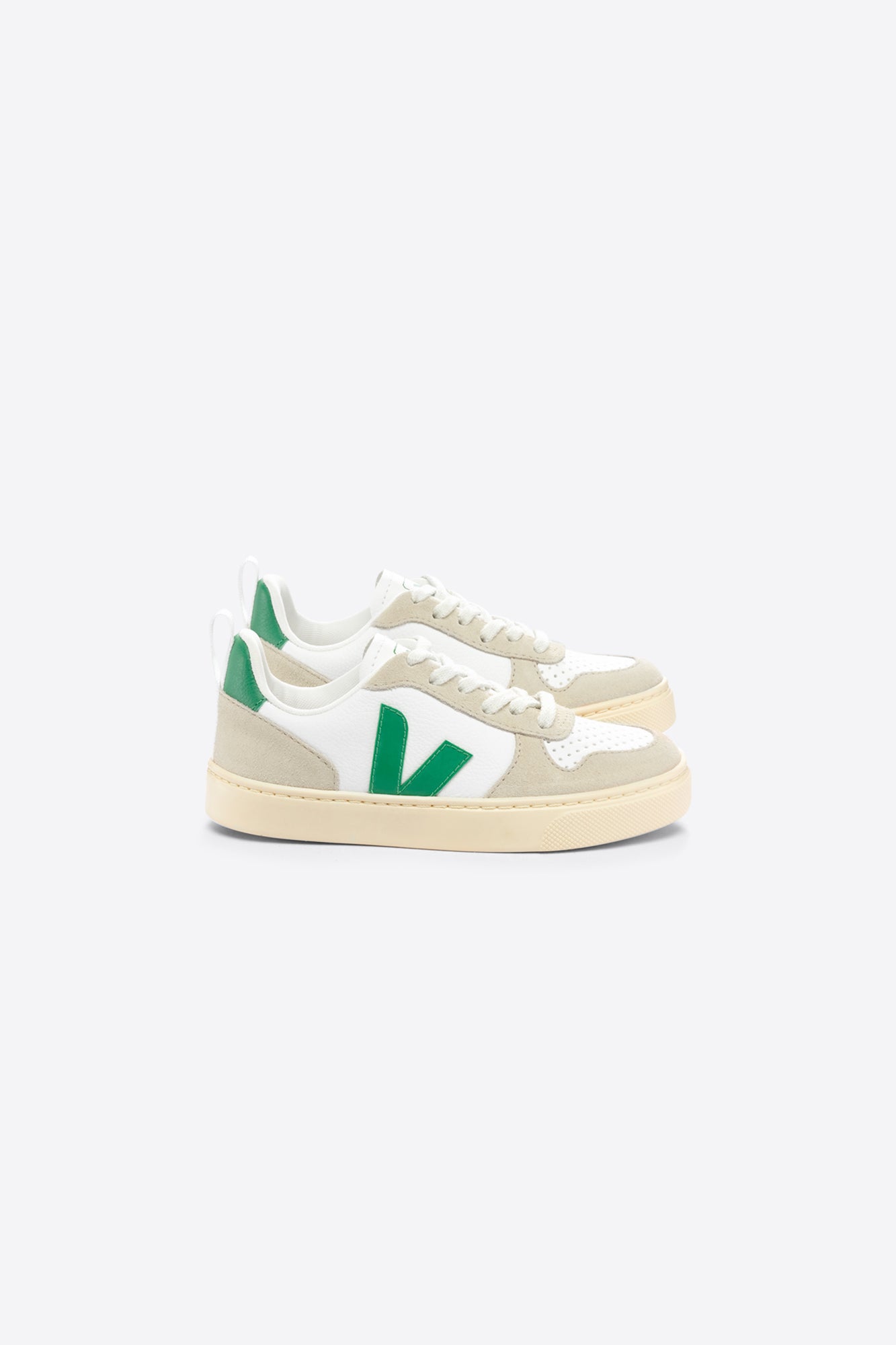 V-10 CHROMEFREE LEATHER WHITE EMERAUDE ALMOND