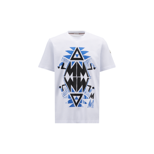Moncler - T-Shirt mit geometrischem Print