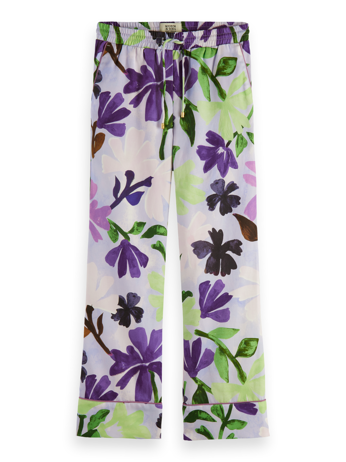 Scotch & Soda Hose im Pyjama Stil mit Blumenprint